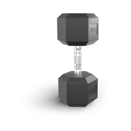 Гантель гексагональная UNIX Fit обрезиненная 25 кг / шт.