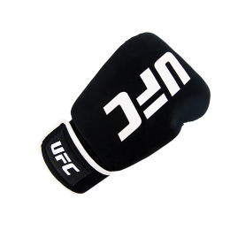 UFC Перчатки для бокса и ММА черные/белые - L