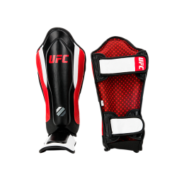 UFC Защита голени с защитой подъема стопы черная - L/XL