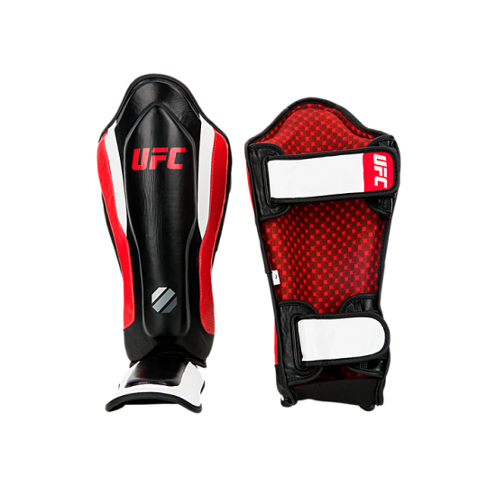 UFC Защита голени с защитой подъема стопы черная - L/XL