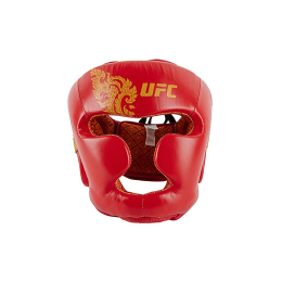 UFC Premium True Thai Шлем для бокса, цвет красный, размер M