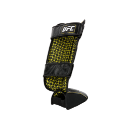 UFC Защита голени на липучках, черная - L/XL