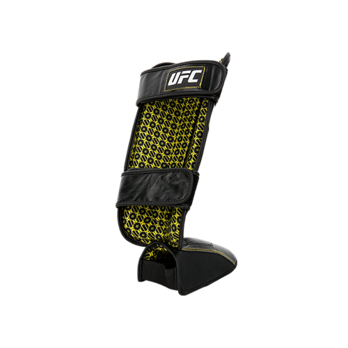 UFC Защита голени на липучках, черная - S/M