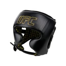 UFC Шлем с защитой щек на шнуровке черный - L\XL