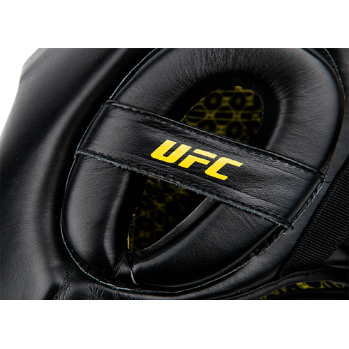 UFC Шлем с защитой щек на шнуровке черный - L\XL
