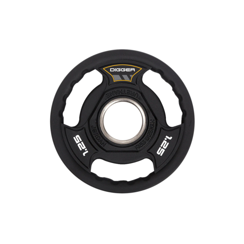 Диск олимпийский полиуретановый 3-х хватовый 1,25кг Hasttings Digger HD51C3A-1,25