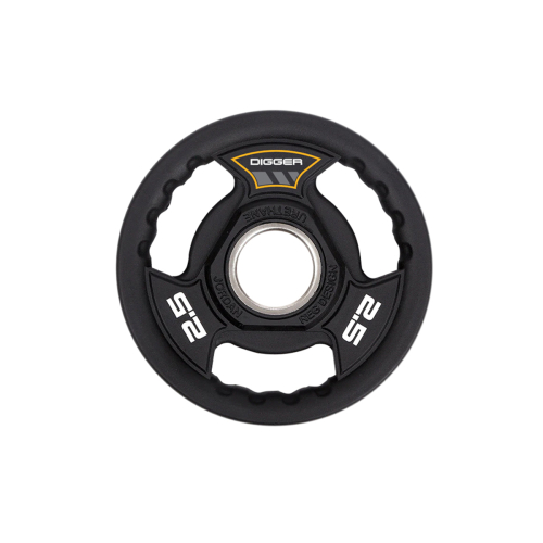 Диск олимпийский полиуретановый 3-х хватовый 2,5кг Hasttings Digger HD51C3A-2,5