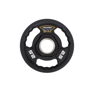 Диск олимпийский полиуретановый 3-х хватовый 2,5кг Hasttings Digger HD51C3A-2,5