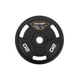 Диск олимпийский полиуретановый 3-х хватовый 20кг Hasttings Digger HD51C3A-20