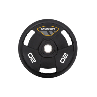 Диск олимпийский полиуретановый 3-х хватовый 20кг Hasttings Digger HD51C3A-20