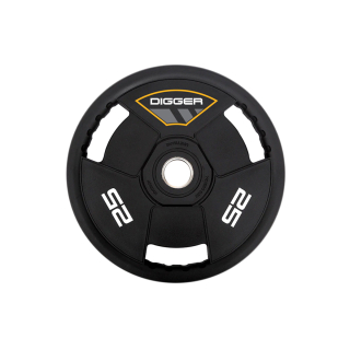 Диск олимпийский полиуретановый 3-х хватовый 25кг Hasttings Digger HD51C3A-25