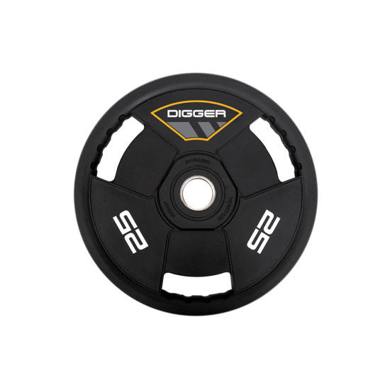 Диск олимпийский полиуретановый 3-х хватовый 25кг Hasttings Digger HD51C3A-25
