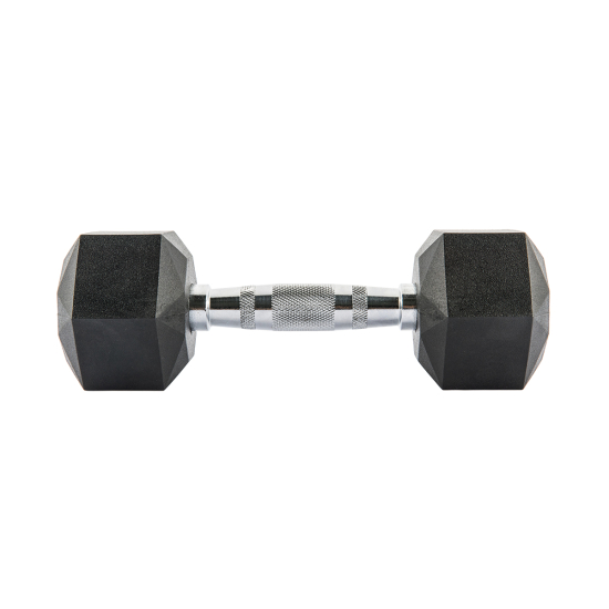 Комплект обрезиненных октагональных гантелей 10 пар от 2,5 до 25кг UFC Octagon Dumbbell