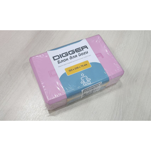 Блок для йоги розовый Hasttings Digger HD22E1-P