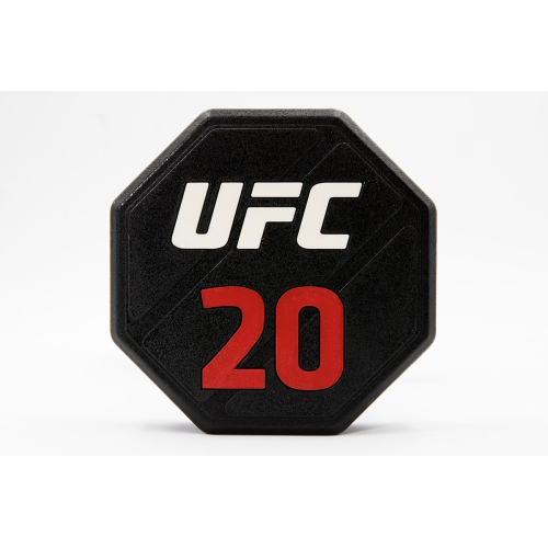 Комплект премиальных полиуретановых гантелей UFC от 12 до 30кг (10пар)