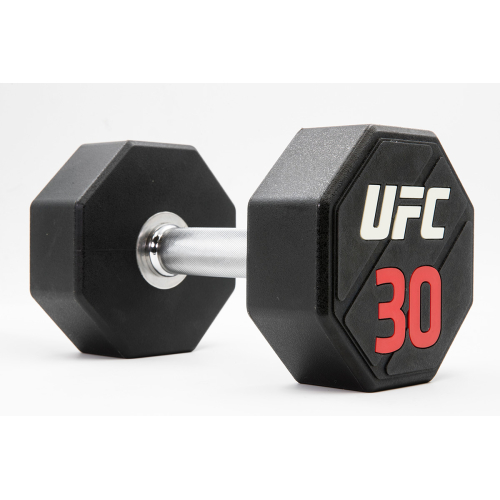 Комплект премиальных полиуретановых гантелей UFC от 12 до 30кг (10пар)