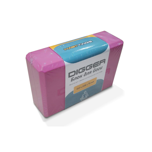 Блок для йоги красно-розовый Hasttings Digger HD22E1-RR