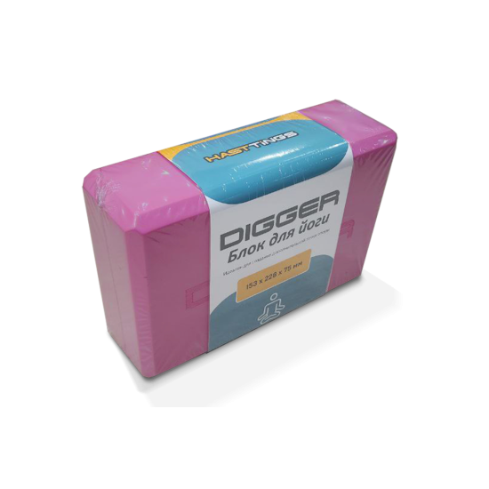 Блок для йоги красно-розовый Hasttings Digger HD22E1-RR