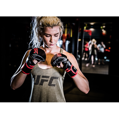 UFC Перчатки MMA для спарринга 8 унций черные S/M