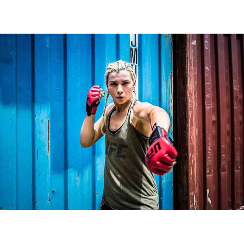 UFC Перчатки MMA для грэпплинга 5 унций красные S/M