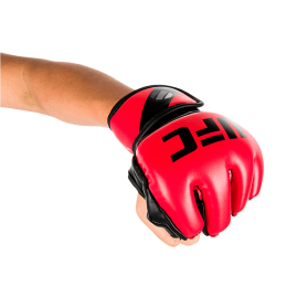 UFC Перчатки MMA для грэпплинга 5 унций красные L/XL