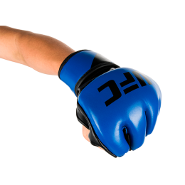 UFC Перчатки MMA для грэпплинга 5 унций синие S/M