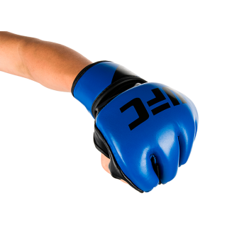 UFC Перчатки MMA для грэпплинга 5 унций синие S/M