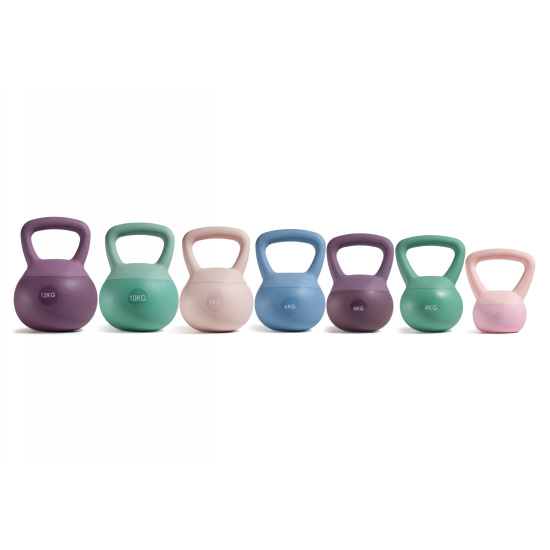 Гиря резиновая 12 кг. VictoryFit VF-KR120