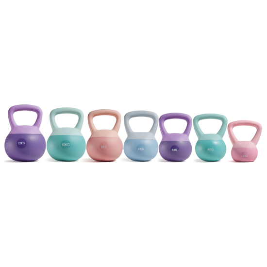 Набор гирь резиновых от 2.5-12 кг VictoryFit VF-SET 47,5