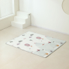 Манеж UNIX Kids DeLuxe House / Делюкс Дом бежевый, 180 x 200 см, с баскетбольной стойкой, доской для рисования, ковриком для игр