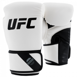 UFC Pro Fitness Перчатки тренировочные для спарринга белые - 6 Oz