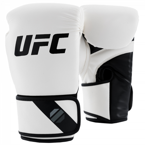 UFC Pro Fitness Перчатки тренировочные для спарринга белые - 8 Oz