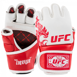 UFC True Thai MMA Перчатки белые, размер L