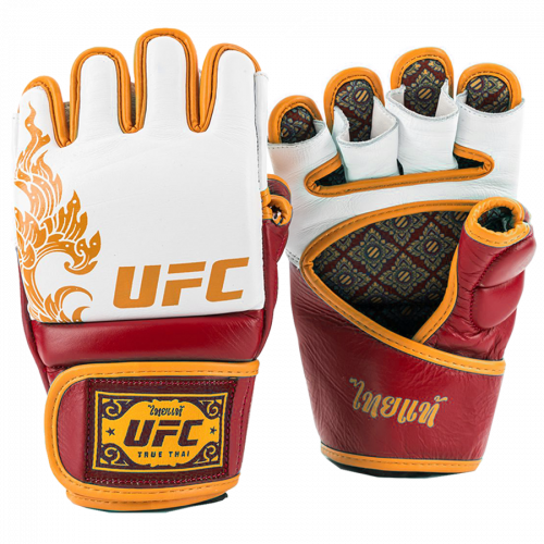 UFC True Thai MMA Перчатки красные/белые, размер S