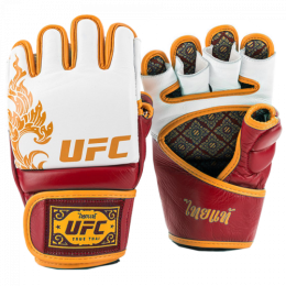 UFC True Thai MMA Перчатки красные/белые, размер L