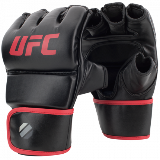 UFC Перчатки MMA тренировочные 6 унций чёрные S/M