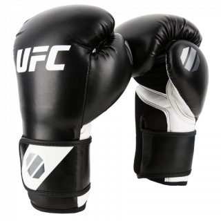 UFC Pro Fitness Перчатки тренировочные для спарринга черные - 16 Oz