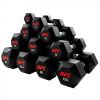 Комплект обрезиненных октагональных гантелей 10 пар от 2,5 до 25кг UFC Octagon Dumbbell