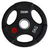 Диск олимпийский обрезиненный 3-х хватовый 5кг Hasttings Digger HD51C1C-5