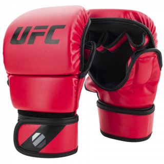 UFC Перчатки MMA для спарринга 8 унций красные S/M