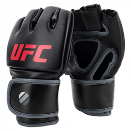UFC Перчатки MMA для грэпплинга 5 унций чёрные S/M