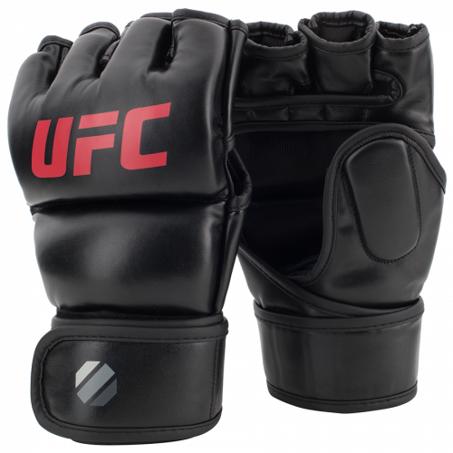 UFC Перчатки MMA для грэпплинга 7 унций чёрные S/M