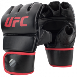 UFC Перчатки MMA тренировочные 6 унций чёрные L/XL