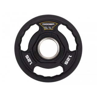 Диск олимпийский полиуретановый 3-х хватовый 1,25кг Hasttings Digger HD51C3A-1,25