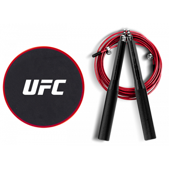Набор для тренировки ног (Скоростная скакалка и Слайдеры) UFC UHA-69924