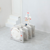 Манеж UNIX Kids Supreme Space / Премиальный 160x160 см серый
