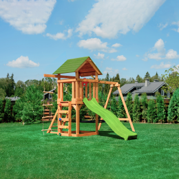 Детский игровой комплекс UNIX Line (6 in 1) Light Green