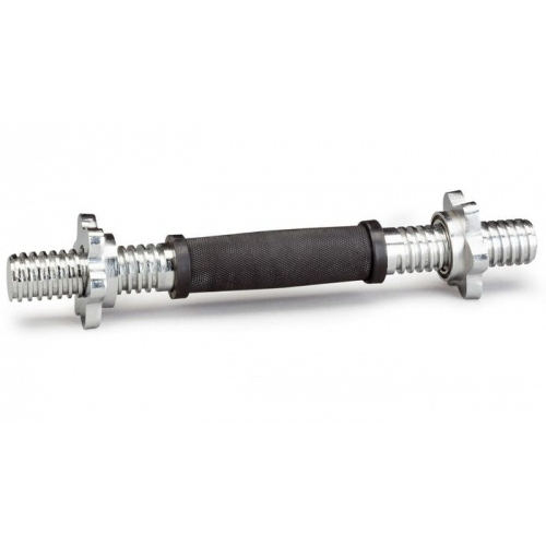 Гриф для гантелей ATLAS SPORT 25*350мм 1,35 кг (полнотелый) с резиновой ручкой
