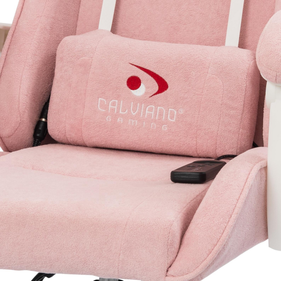 Вибромассажное кресло Calviano Amarone pink plush