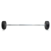Штанга неразборная обрезиненная 25 кг. Прямой гриф. VictoryFit VF-DX4250